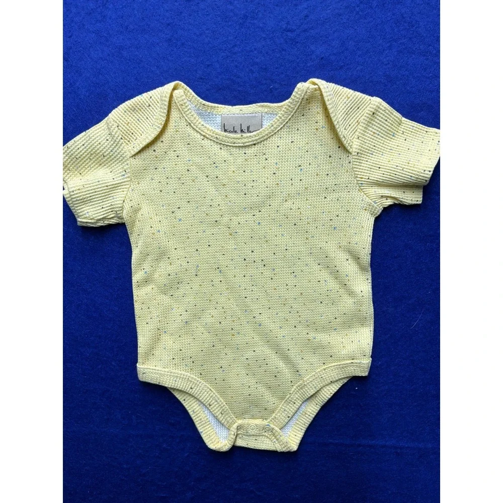 Confetti Baby Nicole Miller Bodysuit 3/6M Yellow